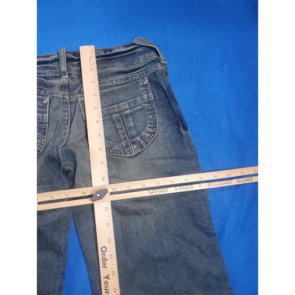 Vintage GLO Jeans Size 3 Juniors Capri Classic Quality Denim Cuffed Retro - Picture 11 of 16